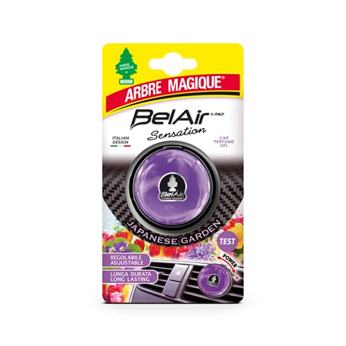 Arbre Magique Belair Sensation, Deodorante Gel per Auto, Fragranza Japan Garden, Effetto Lunga Durata, Intensità Regolabile, Design Made in Italy