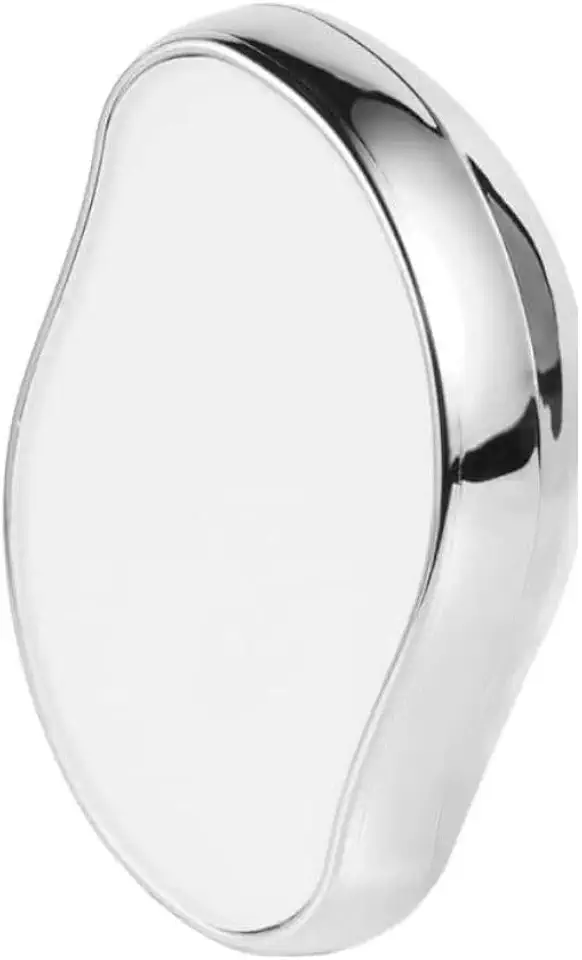 Depilador de Cristal Mágico Hipoalergênico Reutilizável para Pele Sensível - Remoção de Pelos sem Dor e Irritação (Prata)