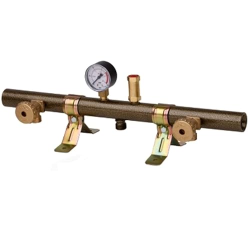 Centralina 2 Vie Con Manometro E Valvola Bombole Gas Gpl