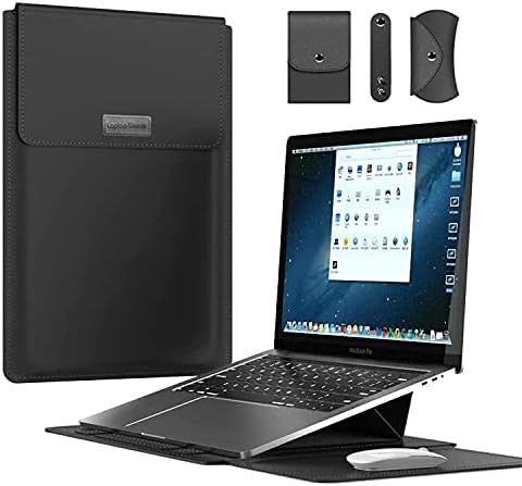 13 inch Laptop Sleeve Case, Slim Laptop Carrying Case with Stand Function Compatible with 2018-2021 MacBook Air 13 M1/ 2016-2021 MacBook Pro 13 M1/ XPS 13 inch/ 13"-13.3" Surface Pro X 6 7 8