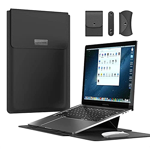 13 Inch Laptop Sleeve Case, Slim Laptop Carrying Case With Stand Function Compatible With 2018-2021 Macbook Air 13 M1/ 2016-2021 Macbook Pro 13 M1/ Xps 13 Inch/ 13"-13.3" Surface Pro X 6 7 8 #TOP2