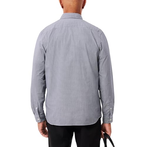 Lacoste Men's Long Sleeve Regular Fit Gingham Button Down Shirt3