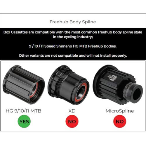 Box Four 8 Speed Single Shift E-Bike Cycling Groupset with Rear Derailleur, Bike Shifters, E-Bike Cassette, Chain, Shift Housing Kit Components Mountain Bike Drivetrain Upgrade