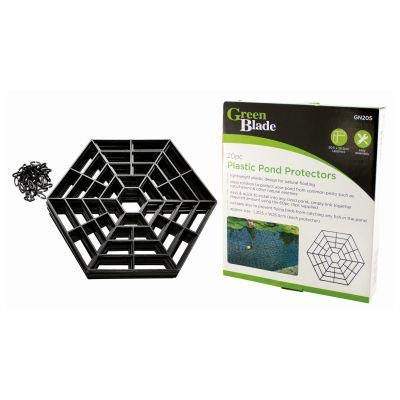 Protectores de estanque de plástico Blackspur: evita que las garzas miren tus peces