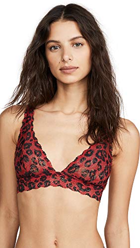 Cosabella Women's Pixie PRT Tall Tria Bralet, Mystic Red Animal, Large