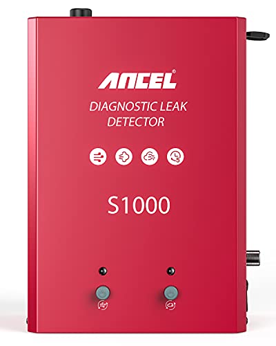 ANCEL S1000 Automotive Evap Smoke Machine, Leak Detector with Air and Smoke Dual-Modes, 12V Car Pipe Vacuum Leakage Tester for Motorcycle Car Light Truck Boat