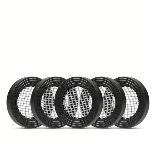Image of 5 Pcs 3/4 Inch Tap Washers with Stainless Steel Mesh, Universal Rubber Washer Set for Mixer Taps Shower Garden Hose Washing Machine