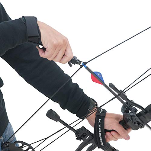 Southland Archery Supply Adjustable Archery Release Aid For Compound Bow Hunting Target Shooting Range Right Or Left Hand #TOP4