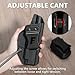 LC9 Holster,Forcenter IWB Kydex Holster Custom Fit Ruger EC9S/ LC9/LC9S/LC380 Pistol | Adjustable Cant & Tension | Comfortable | No-Scratch