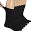 Black - Crew (6 Pairs)
