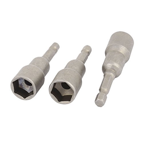 DbuyChX 65mm Length 13mm Hex Socket Spanner Nut Driver Adapter Drill