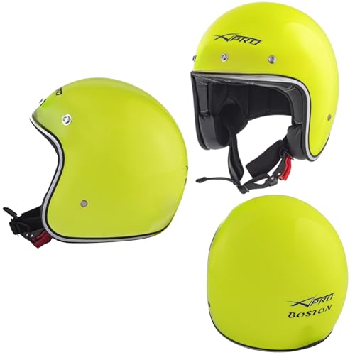 Casco jet moto ECE 22-06 XL solventa visibilidad en scooter