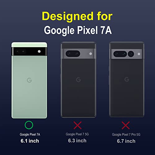Image of amazon basics Back Case Cover for Google Pixel 7A | Compatible for Google Pixel 7A Back Case Cover | Liquid Silicon Magic Case for Google Pixel 7A with Camera Protection | Sapphire