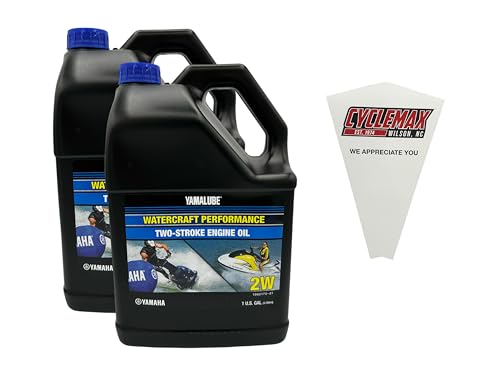 Cyclemax Two Pack compatible con Yamaha Yamalube 2W Aceite Motor 2T