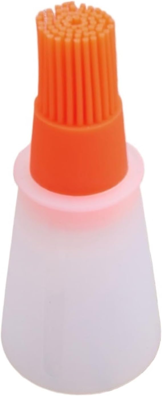 Kitchen Tools Silicone Bottle Brush Bbq Oil Household Baking Cooking Gadgets(Orange)