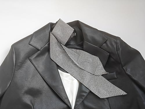 Ladies sparkling rhinestone tie slender scarf shawl necklace suitable for dinner party gifts4