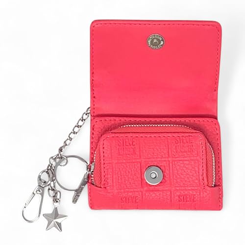 Steve Madden Women’s Bklara Card Case with Keyring and Clip (Berry)3