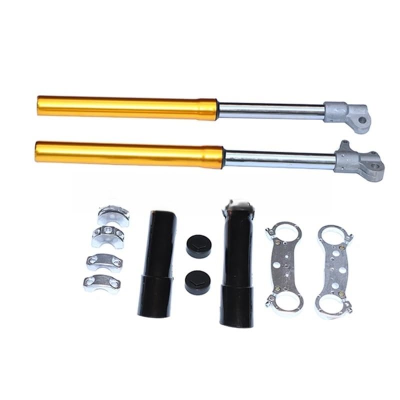 amortisseurs Avant arrière Suspension d'amortisseur de Fourche pour 47cc 49cc, Deux Temps pour Mini Moto Tout-Terrain, pièces de Modification, 6 Couleurs