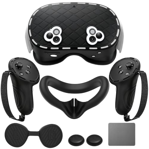 Bemkiru 8-in-1 Silicone Cover Set for Meta/Oculus Quest 3s Accessories by Bemkiru - Used condition - US$18.04