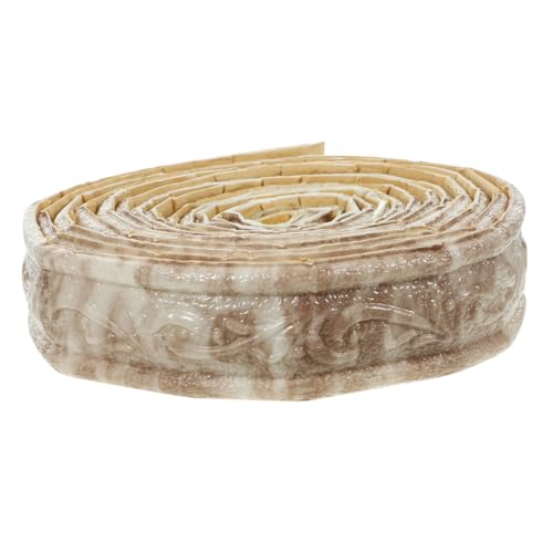 CALLARON 2Rollos Autoadhesivas De Moldura De Tira Para Esquinas De Pared Recorte Decorativo Para Gabinetes y Bordes Pegar