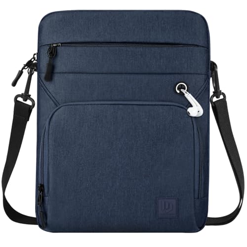 Dadanism Etui na tablet o przekątnej ekranu 13" z paskiem na ramię do iPada Pro 13" M4 2024, iPad Air 13" M3 M2 2025 2024, i-Pad Pro 12,9", Galaxy Tab S10+ Plus / S9 FE+/S9+ Plus 12,4", Tab Pro 12,7