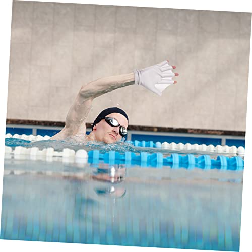 KALLORY 2 Pares Luvas De Natação Luvas Com Membranas Equipamento De Hidroginástica Para Mulheres Rem