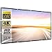 120 Inch 16:9 HD Projector Screen, P-JING Portable Video Screen Widescreen Foldable Anti-Crease Indoor Outdoor Projector Movies Screen for Home Theater Support Double Sided Projection