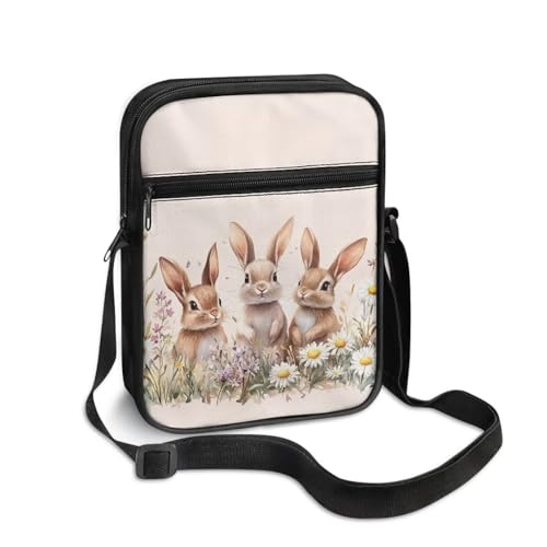 Small Messenger Shoulder Bag Mini Crossbody Bag for Women Men Light Zipper Pocket Travel Bag with Adjustable Strap2