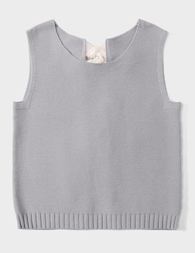 Image of UEU Womens Sweater Vest Bow Tie Back Knitted Tank Tops Casual Crop Vest Tops 2025 Y2K Fashion Clothes