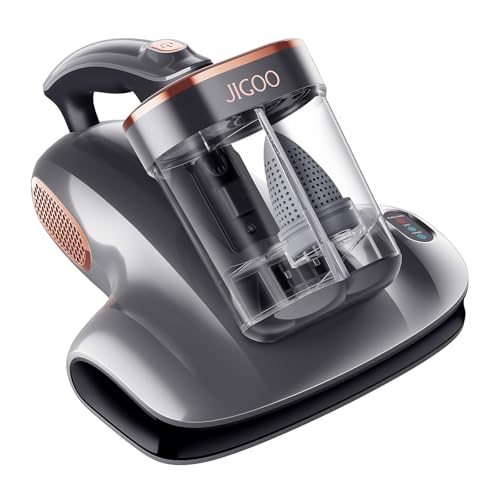 JIGOO Mattress Vacuum Cleaner with UV-C Light, Bed Vacuum Cleaner