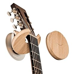 Collapsible Guitar Hanger and Guitar Wall Mount Bracket Holder for Guitars and Basses – Patented – Danish Design – Space Saving – Wooden – Oak Color – Scratch Proof – Award Winning… - Les Beatles, Paul McCartney, John Lennon, RIngo Starr, George Harrison