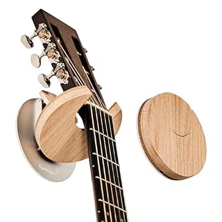 Collapsible Guitar Hanger and Guitar Wall Mount Bracket Holder for Guitars and Basses – Patented – Danish Design – Space Saving – Wooden – Oak Color – Scratch Proof – Award Winning… - Les Beatles, Paul McCartney, John Lennon, RIngo Starr, George Harrison
