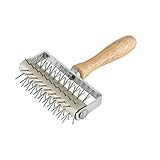 Solange sanft über den Teig, rollt und dann Stift schwingen rollen, eine wenig Anpassung, es eine geordnete perfekte Pinhole Form zeigen, lassen Sie Ihre Gebäck Haut des professionellsten effect.Made von hochwertiger Aluminiumlegierung heizt, das istlanglebig, wiederverwendbar, nicht rostend, Hitzebeständigkeit und nicht leicht zu Verformungen.