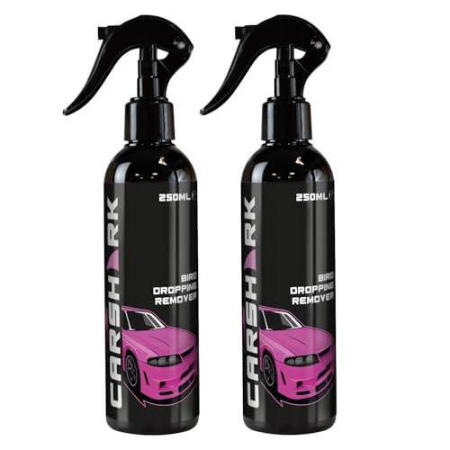CARSHARK Bird Dropping Remover 2 x 250ml Fast Acting Formula