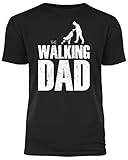 The Walking Dad - lustiges Herren T-Shirt - ideal als Geschenk (L)