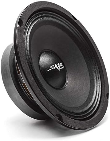 Skar Audio Fsx65 4-Ohm 6.5" Pro Audio 150 Watt Rms / 250 Watt Max Midrange Speaker Fsx65-4 - Black, Wired