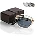 Produktbild Read Optics Faltbare Sonnen-Lesebrille:Metallrahmen Photochrome Lesebrille,Getönte Sonnenbrille für Damen und Herren mit UV-400 Schutz