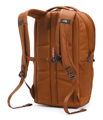 Image of The North Face Jester Everyday Laptop Backpack - Commuter Daypack, Water Repellent, Laptop Sleeve, Leather Brown /TNF Black-NPF, One Size