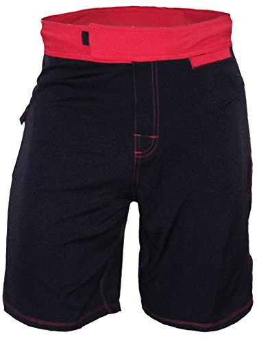 Epic MMA Gear WOD Shorts Agility 1.0 (Black/Red, 34)
