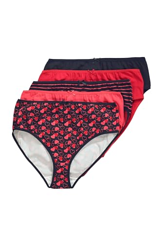 Ulla Popken Damen große Größen Übergrößen Plus Size 5er, Midi Brief, Hearts