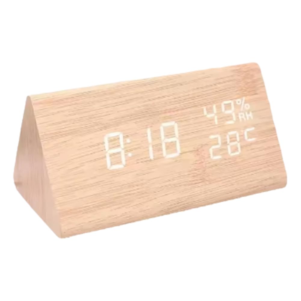 CTRLZS Smart Alarm Clocks for Bedrooms Smart Clock Digital Alarm Clocks for Bedrooms Khaki