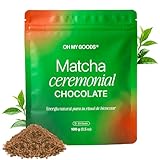 OMG Matcha Ceremonial Premium (100g) | Sabor Chocolate | Té Verde Matcha en Polvo | 100% Natural | Ideal para Ceremonia y Latte | Sin Gluten y Sin Azúcar | Green Drink