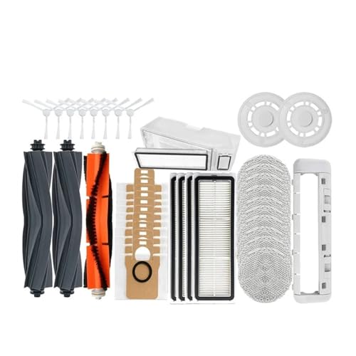 Kompatybilny z Dreame L10s Ultra / L10S Pro Akcesoria do odkurzaczy robotycznych Worki do odkurzacza Szczotka Filtr do mopa Kompatybilny z czyszczeniem odkurzaczem(40PCS)