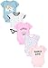 Produktbild TupTam Mädchen Baby Body Kurzarm in Unifarben - 5er Pack, Farbe: Mama's Mini Aprikose Girls Power Rosa Nice Teddy Mintgrün, Größe: 80