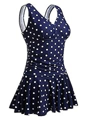 Navy Polka Dot