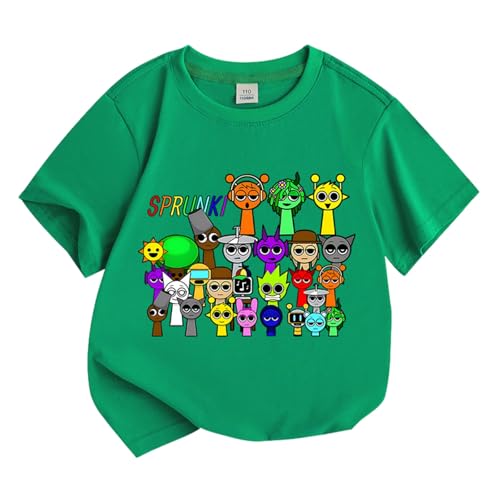 �L�b�Y t�V���c �q���� ���� �ĕ� �L�����N�^�[ sprunki �X�v�����L�[ ���킢�� �N���[�l�b�N �R�b�g�� �J�W���A�� �J���t�� �j�̎q ���̎q �_�炩�� �ʋC�� ������� �p�W���} �g���[�i�[ (JP, �g��, 130, �O���[��)