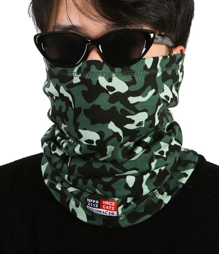 Image of BOCOMAL FR Neck Gaiters Face Mask 7oz Mightweight Flame Resistant Welding Hood NFPA2112 CAT2