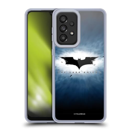 Licenza Ufficiale The Dark Knight Logo Grafica Custodia Protezione di Grado Militare Compatibile con Galaxy A33 5G 2022 gel