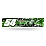 Rico Industries NASCAR Racing Ty Gibbs No. 54 Plastic 4" x 16" Street Sign