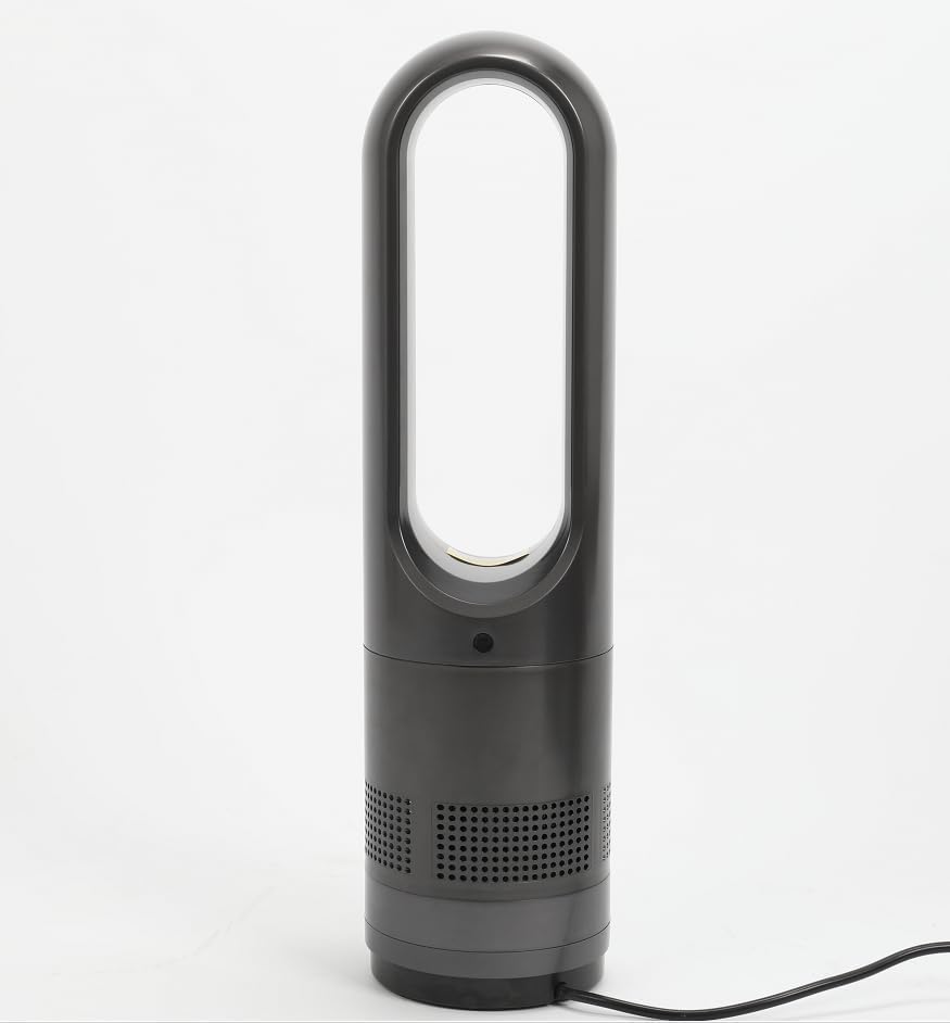 Miniatura 3 de Ventilador sin aspas, ventilador de torre combinado de calefacción y refrigeración de 22 pulgadas oscilante de 80 con control remoto, temporizador